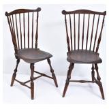 Pair of Connecticut Windsor Chairs