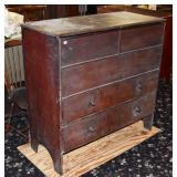Queen Anne Stained Blanket Box Queen Anne Stained Blanket Box