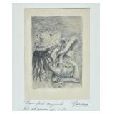Pierre-Auguste Renoir Etching Pierre-Auguste Renoir Etching