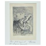 Pierre-Auguste Renoir Etching