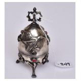 Russian Silver Egg Russian Silver Egg