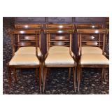 Set of Six Regency Chairs