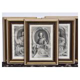 Five 18th Century Engravings Of Noblemen Five 18th Century Engravings Of Noblemen