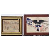 Pair of Folk Art Drawings Pair of Folk Art Drawings