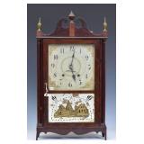 Federal Pillar and Scroll Shelf Clock Federal Pillar and Scroll Shelf Clock