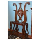 Mid Victorian Walnut Hall Tree Mid Victorian Walnut Hall Tree