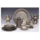 Group of Antique Pewter Group of Antique Pewter