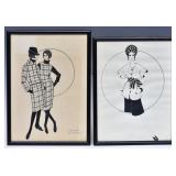 Group of Fashion Drawings (4) Group of Fashion Drawings (4)