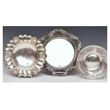 Three .833 Silver Bowls/Trays