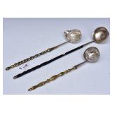 Three Georgian Ladles Three Georgian Ladles