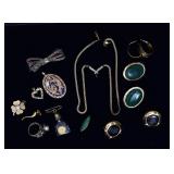 Group of 14k Gold Jewelry Group of 14k Gold Jewelry