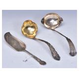 Three Sterling Silver Serving Pieces Three Sterling Silver Serving Pieces