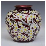 Japanese Ando Cloisonne Vase Japanese Ando Cloisonne Vase