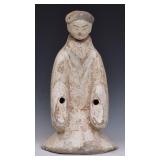 Chinese Terra Cotta Kneeling Figure Chinese Terra Cotta Kneeling Figure