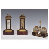 French Empire Thermometer and Calendar French Empire Thermometer and Calendar