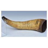 Engraved Powder Horn Engraved Powder Horn