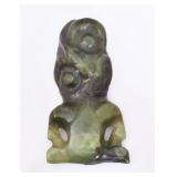 Carved Jade Maori Tiki