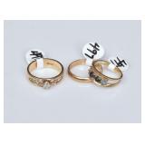 Three 14k Gold Rings Three 14k Gold Rings