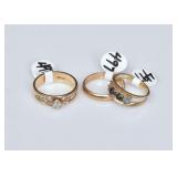 Three 14k Gold Rings