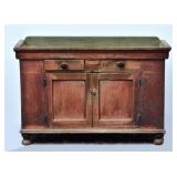 Pennsylvania Painted Dry Sink Pennsylvania Painted Dry Sink