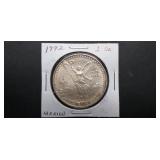 1992 1 OZ. Libertad .999 Silver From Mexico