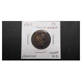 1962 1/4 Balboa 90% Silver From Panama