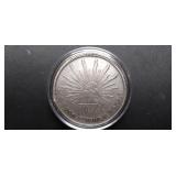 1903 Peso Zs FZ From Mexico 90.30% Silver