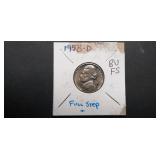 1958 D Jefferson Nickel BU FS