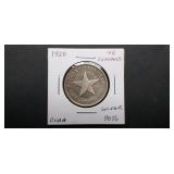 1920 40 Centavos From Cuba 90% Silver Rare