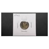 1942 Mercury Dime