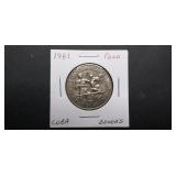 1981 Peso From Cuba Rare Only 5000 Minted