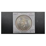 1968 25 Pesos Olympic From Mexico 72% Silver