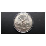 1996 1 Oz. Libertad .999 Silver Fm Mexico Key Date