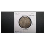 1920 50 Centavos From Mexico 72% Silver