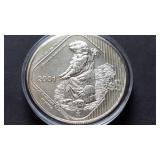 2001 Prairie Dog From Mexico 99.9% Silver Rare