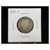 1898 O Barber Quarter
