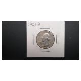1951 D Washington Quarter