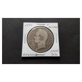 1886 5 Bolivares From Venezuela 90% Silver