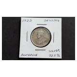 1925 Shilling From Australia 92.5% Silver