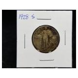 1928 S Standing Liberty Quarter