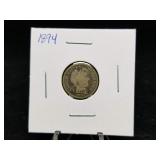 1894 Barber Dime
