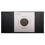 1906 Indian Cent Full Liberty 2 Diamonds