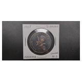 1947 1/2 Balboa From Panama 90% Silver Rare