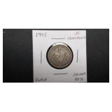 1915 20 Centavos From Cuba 90% Silver