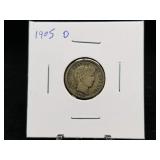 1905 O Barber Dime