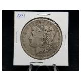 1891 Morgan Silver Dollar