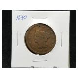 1840 Large Cent