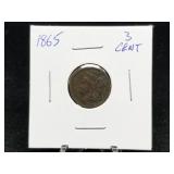 1865 3 Cent Nickel