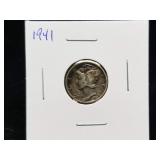 1941 Mercury Dime