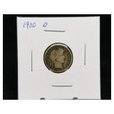 1900 O Barber Dime